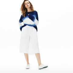 Women's Light Cotton Poplin Culottes / Lacoste
