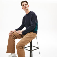 Men's Contrast Effects Knit Sweater / Lacoste