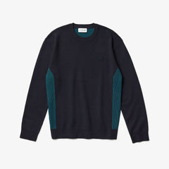 Men's Contrast Effects Knit Sweater / Lacoste