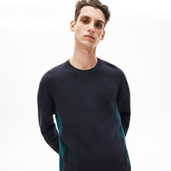 Men's Contrast Effects Knit Sweater / Lacoste