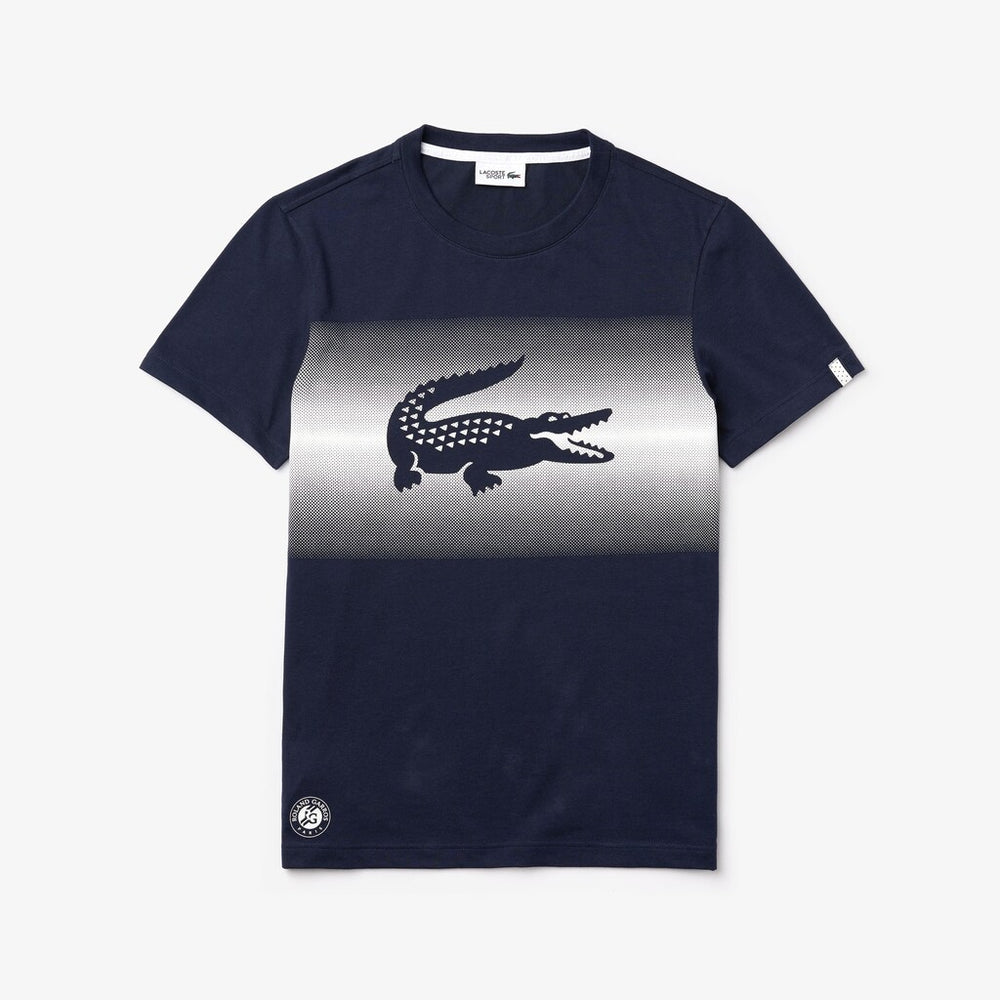Men's SPORT Roland Garros Croc-Print T-Shirt / Lacoste