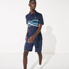 Men's SPORT Graphic Breathable Golf Polo Shirt / Lacoste