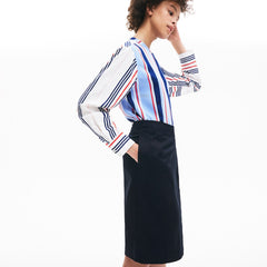 Women's Premium Cotton Canvas Wrapped Skirt / Lacoste