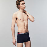 Pack Of 3 Iconic Boxer Briefs With Three-Tone Waistband / Lacoste