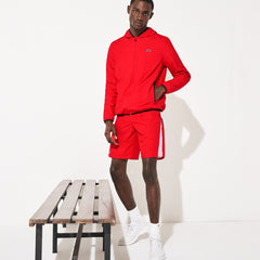Men's SPORT Water-Resistant Foldable Hooded Zip Jacket / Lacoste