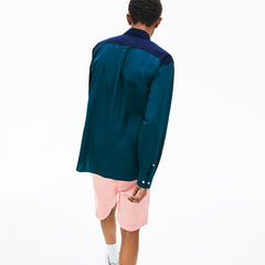 Men's Color-Block Cotton Shirt / Lacoste