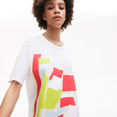Women's Art-Print Cotton T-Shirt / Lacoste