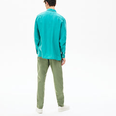 Men's Regular Fit Linen Shirt / Lacoste