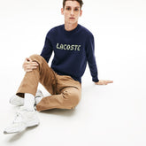 Men's Lettering Print Cotton Heritage Sweater / Lacoste