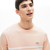 Men's Cotton-Linen Stripe T-shirt / Lacoste