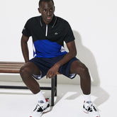 Men's SPORT Ultra-Dry Piqué Zip Tennis Polo Shirt / Lacoste