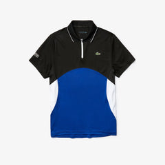 Men's SPORT Ultra-Dry Piqué Zip Tennis Polo Shirt / Lacoste