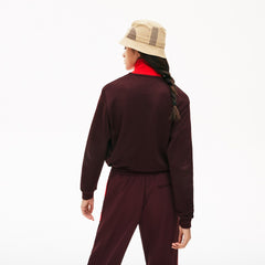 Women's Color-Block Fleece Zip Up Sweatshirt / Lacoste