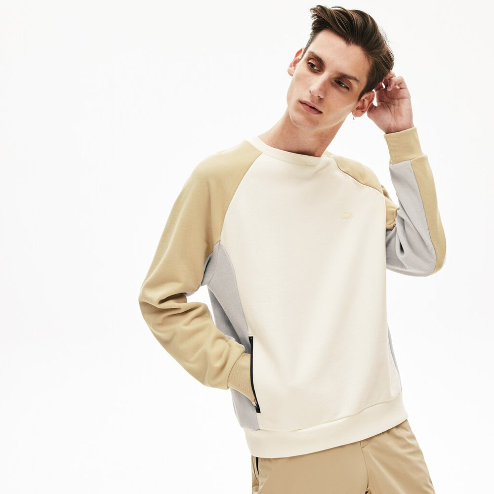 Men's Motion Colorblock Crew Neck Sweatshirt / Lacoste