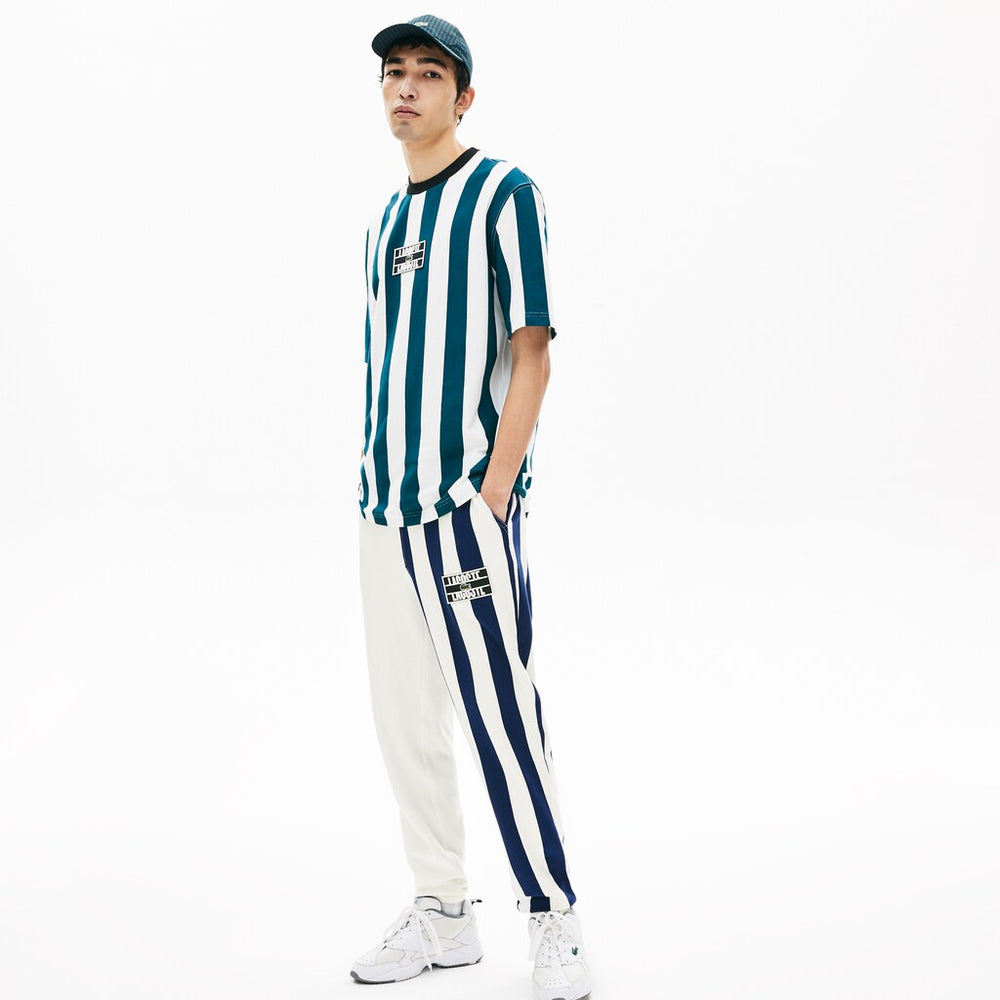 Men's LIVE Bicolor Fleece Tracksuit Pants / Lacoste