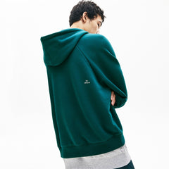 Men's LIVE Hooded Layer Effect Fleece Sweatshirt / Lacoste