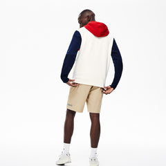 Men's Cotton-Piqué and French Terry Colorblock Sweatshirt / Lacoste
