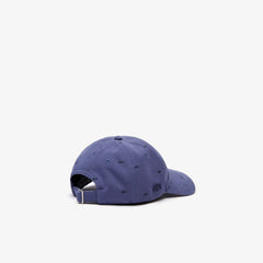 Men's Crocodile-Print Cotton Piqué Cap / Lacoste