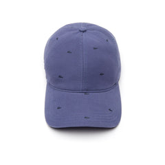 Men's Crocodile-Print Cotton Piqué Cap / Lacoste