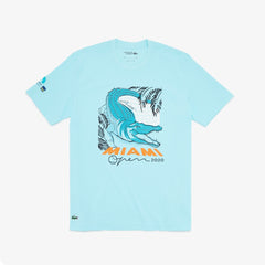 Men's SPORT Miami Open Crocodile Print T-shirt / Lacoste