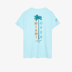 Women's SPORT Miami Open Palm Tree Print T-shirt / Lacoste