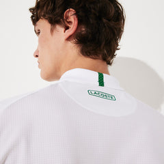Men's SPORT Roland Garros Zip-Front Performance Polo Shirt / Lacoste