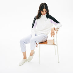 Women's LIVE Color-Block Zip-Front Sweatshirt / Lacoste
