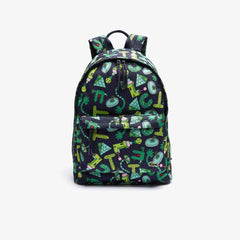 Men's Lacoste x Jeremyville Croc Graphic Printed Backpack / Lacoste