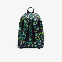 Men's Lacoste x Jeremyville Croc Graphic Printed Backpack / Lacoste