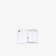 Men's Lacoste x Jean-Michel Tixier Fun Printed Leather Zippered Wallet / Lacoste