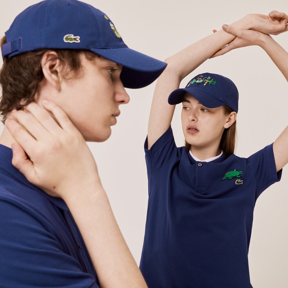 Unisex Lacoste x Jeremyville Print Cotton Cap / Lacoste