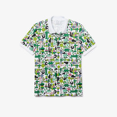 Unisex Lacoste x Jeremyville Print Regular Fit Piqué Polo Shirt / Lacoste