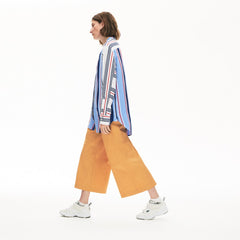 Women's Striped Long Flowing Shirt / Lacoste