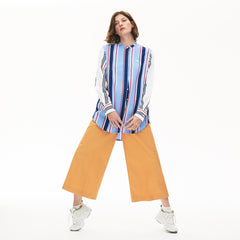 Women's Striped Long Flowing Shirt / Lacoste