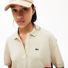 Women's Relaxed-Fit Lightweight Color-Block Piqué Polo / Lacoste