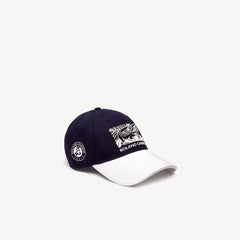 Men's SPORT Roland Garros Edition BiColor Print Cap / Lacoste