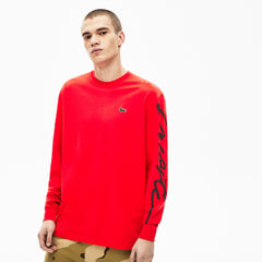 Unisex LIVE Signature Print T-shirt / Lacoste