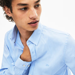 Men's Slim-Fit Stretch Cotton Poplin Shirt / Lacoste