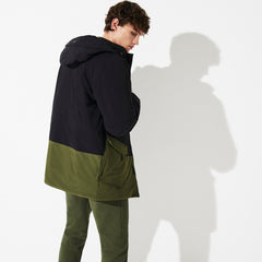 Men's SPORT Dual-Tone Canvas Rain Parka / Lacoste