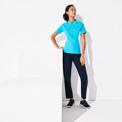 Women's Presidents Cup Breathable Texturized Color-Blocked Golf Polo / Lacoste