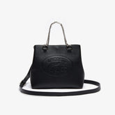 Women's Croco Crew Grained Leather Bucket Bag / Lacoste