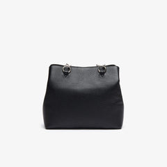 Women's Croco Crew Grained Leather Bucket Bag / Lacoste