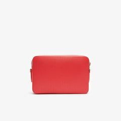 Women's Chantaco Leather Square Shoulder Bag / Lacoste