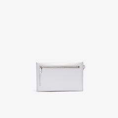 Women's Chantaco Chain Leather Envelope Wallet / Lacoste