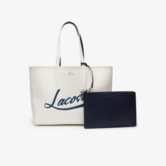 Women's Anna Removable Pouch Signature Reversible Tote / Lacoste