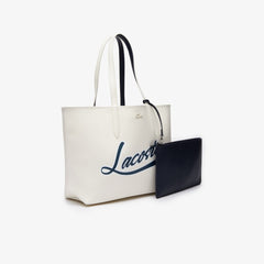 Women's Anna Removable Pouch Signature Reversible Tote / Lacoste