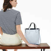 Women's Anna Removable Pouch Perforated Vertical Tote / Lacoste