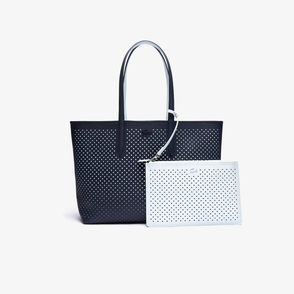 Women's Anna Removable Pouch Perforated Reversible Tote / Lacoste