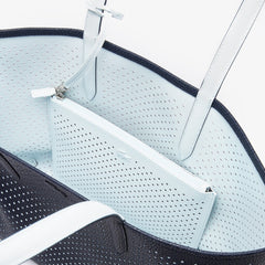Women's Anna Removable Pouch Perforated Reversible Tote / Lacoste