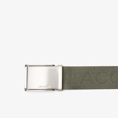 Men's Lacoste Embossed Woven Belt / Lacoste